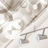 Spot de Iluminación Industrial 6x105x6 Gris Ajustable - Iluminacion | Bylmo