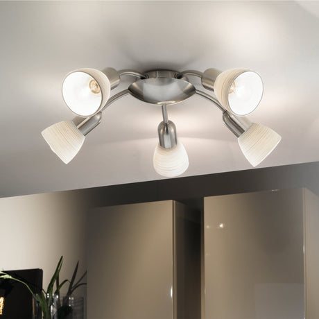 Spot de Iluminación Contemporáneo Gris 47x47cm Ajustable - Iluminacion | Bylmo