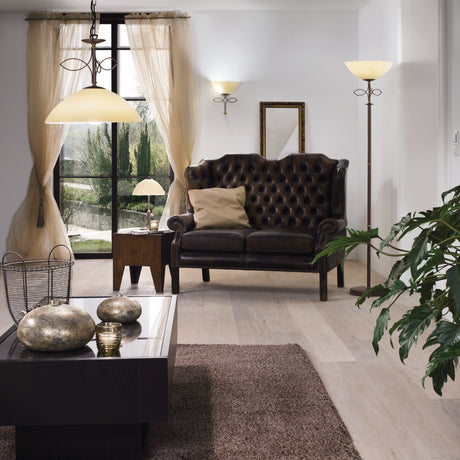 Lámpara de Piso Clásico 136x173cm Café Estilo Clásico - Iluminacion | Bylmo