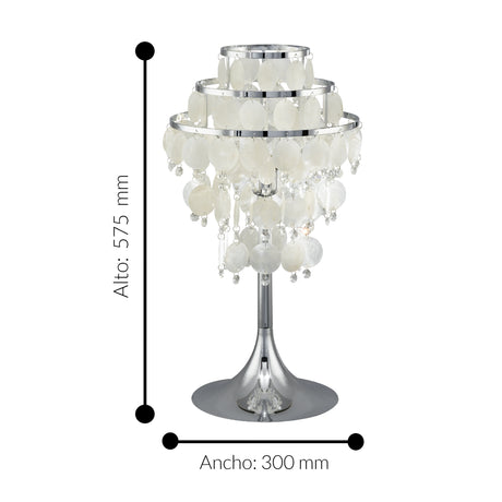 Lámpara de Mesa Contemporáneo Gris Acero Iluminación Ambiental 1100L - Iluminacion | Bylmo