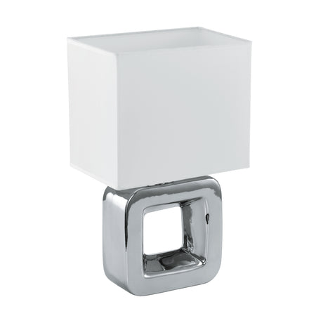 Lámpara de Mesa Contemporáneo Gris Cerámica 1 Luz 13x20x33cm - Iluminacion | Bylmo