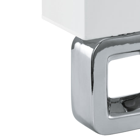 Lámpara de Mesa Contemporáneo Gris Cerámica 1 Luz 13x20x33cm - Iluminacion | Bylmo