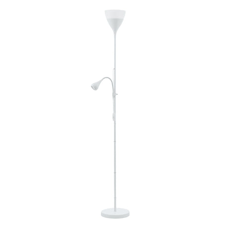 Lámpara de Piso Clásico Blanco 18x18x176cm Acero - Iluminacion | Bylmo
