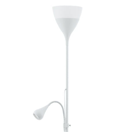 Lámpara de Piso Clásico Blanco 18x18x176cm Acero - Iluminacion | Bylmo