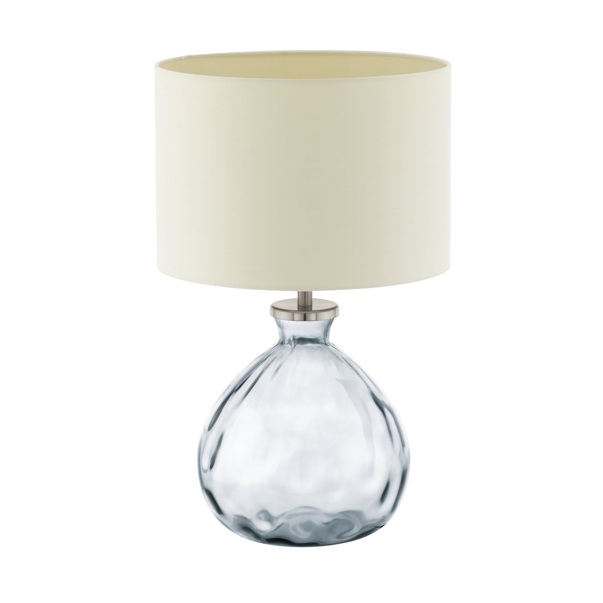 Lámpara de Mesa Contemporáneo Beige Vidrio LED 1 Luz 30x33x50cm - Iluminacion | Bylmo