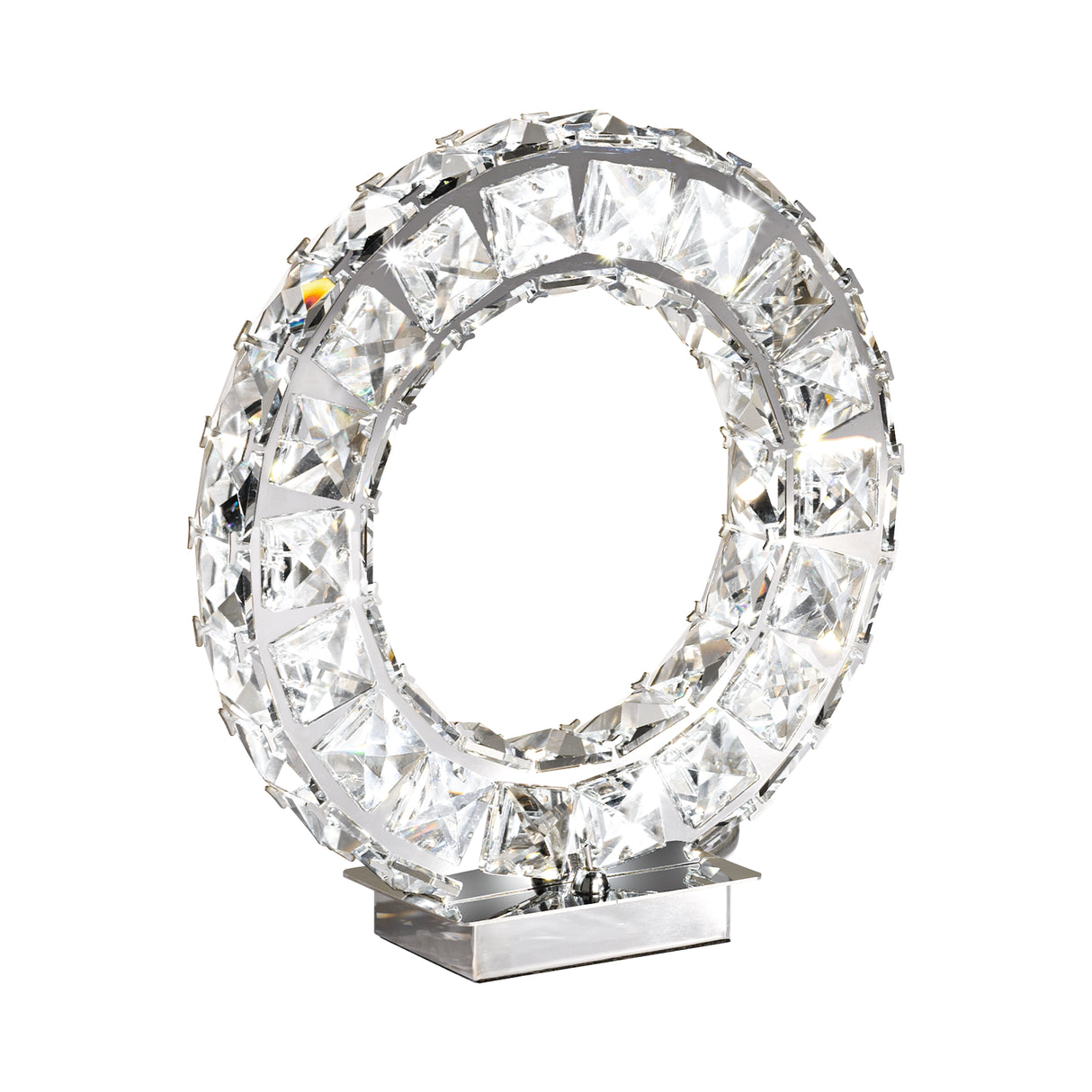 Lámpara de Mesa Moderno Gris 1 Luz 8x26x27cm ACERO - Iluminacion | Bylmo