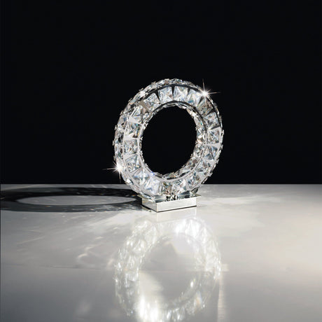 Lámpara de Mesa Moderno Gris 1 Luz 8x26x27cm ACERO - Iluminacion | Bylmo