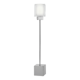 Lámpara de Mesa Moderno Gris Acero 1 Luz 45x8x8cm 1.25kg - Iluminacion | Bylmo
