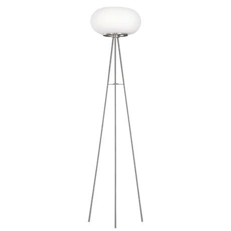 Lámpara de Piso Contemporáneo Gris 2 Luces LED 37x37x157cm - Iluminacion | Bylmo