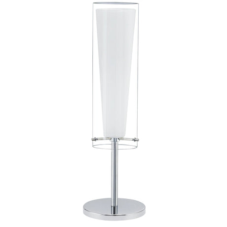 Lámpara de Mesa Moderno Gris Acero 11x11x50cm 1100 Lúmenes LED - Iluminacion | Bylmo