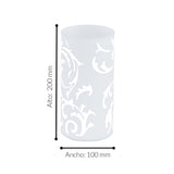 Lámpara de Mesa Contemporáneo ACERO Blanco 1 Luz 10x10x20cm - Iluminacion | Bylmo