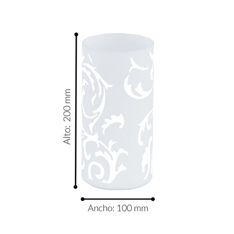 Lámpara de Mesa Contemporáneo ACERO Blanco 1 Luz 10x10x20cm - Iluminacion | Bylmo