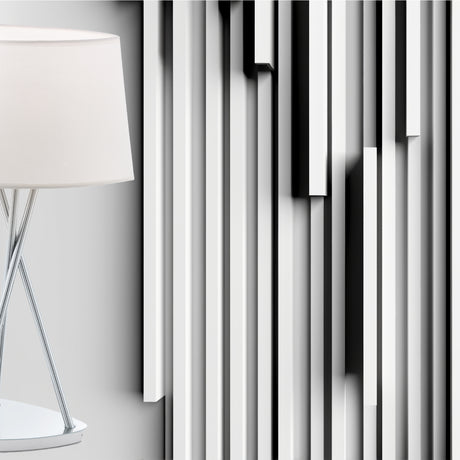 Lámpara de Mesa Clásico Beige 1 Luz 27x27x60cm ACERO - Iluminacion | Bylmo