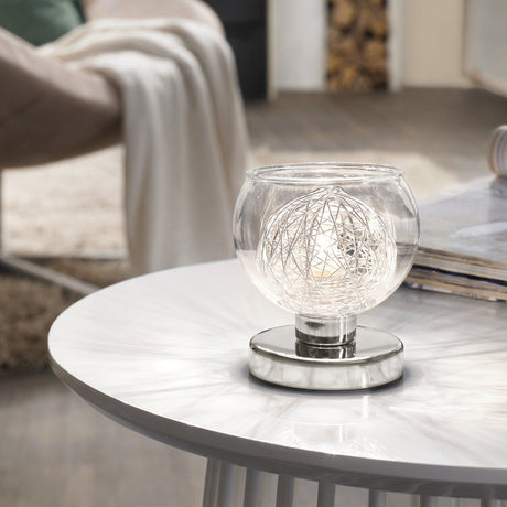 Lámpara de Mesa Contemporáneo Gris 1 Luz LED 450LM 110V IP20 - Iluminacion | Bylmo