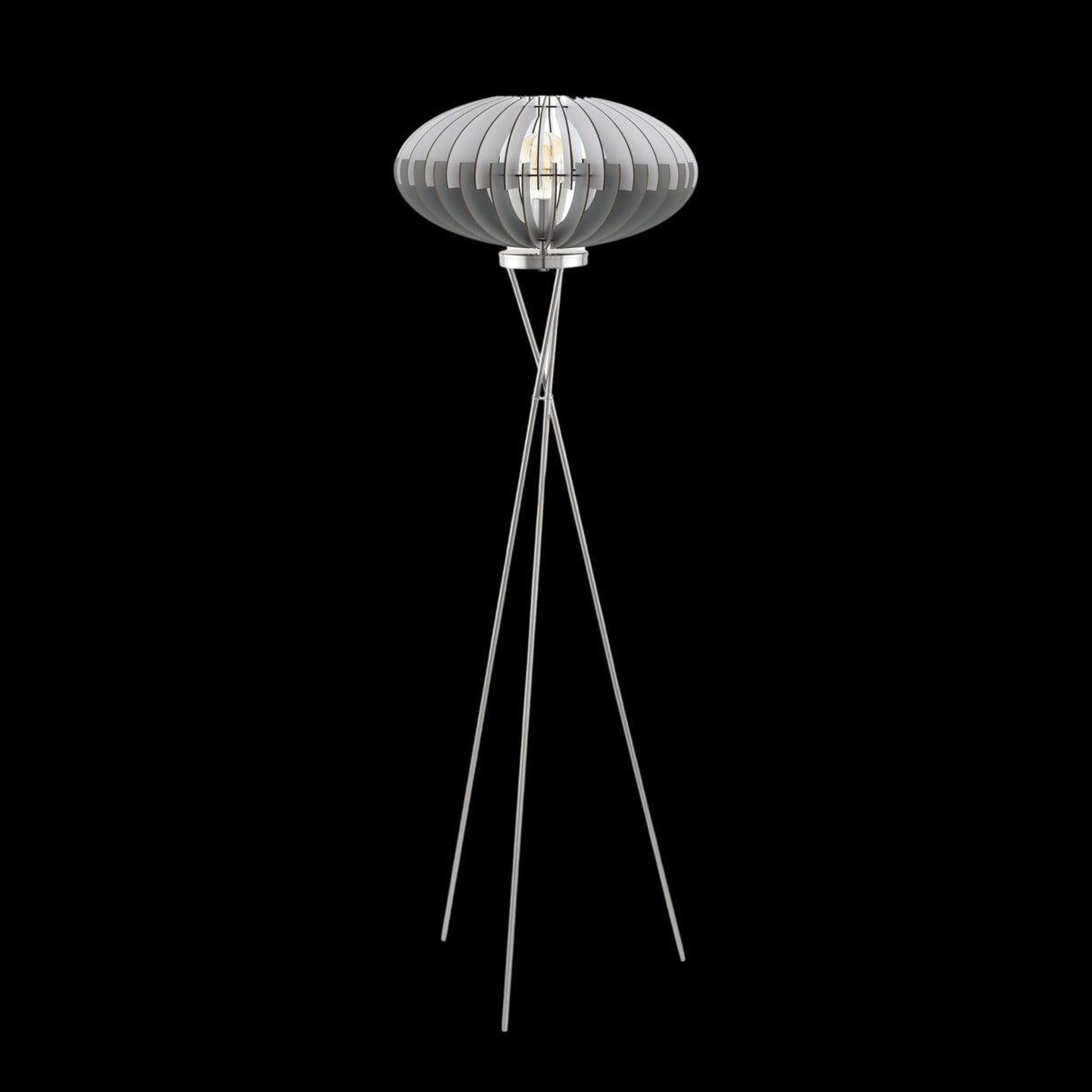 Lámpara de Piso Rústico Gris Acero 1 Luz 50x50x153cm - Iluminacion | Bylmo