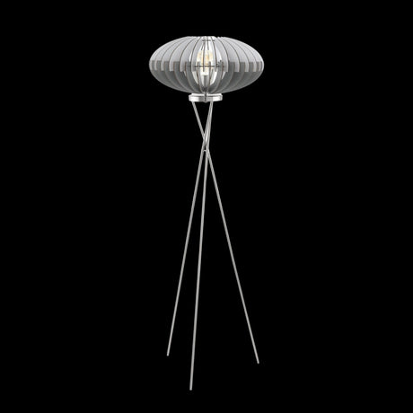 Lámpara de Piso Rústico Gris Acero 1 Luz 50x50x153cm - Iluminacion | Bylmo