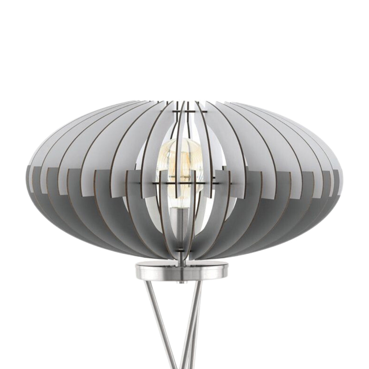 Lámpara de Piso Rústico Gris Acero 1 Luz 50x50x153cm - Iluminacion | Bylmo