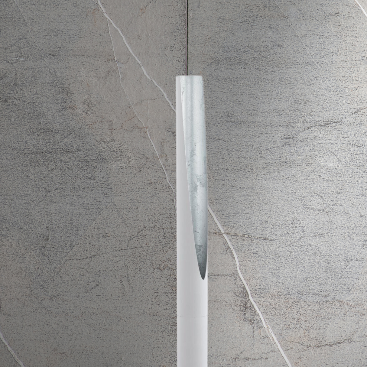 Lámpara de Piso Industrial Blanco 137cm ACERO 1 Luz 450 Lúmenes LED - Iluminacion | Bylmo