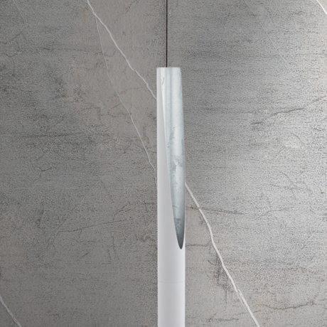 Lámpara de Piso Industrial Blanco 137cm ACERO 1 Luz 450 Lúmenes LED - Iluminacion | Bylmo