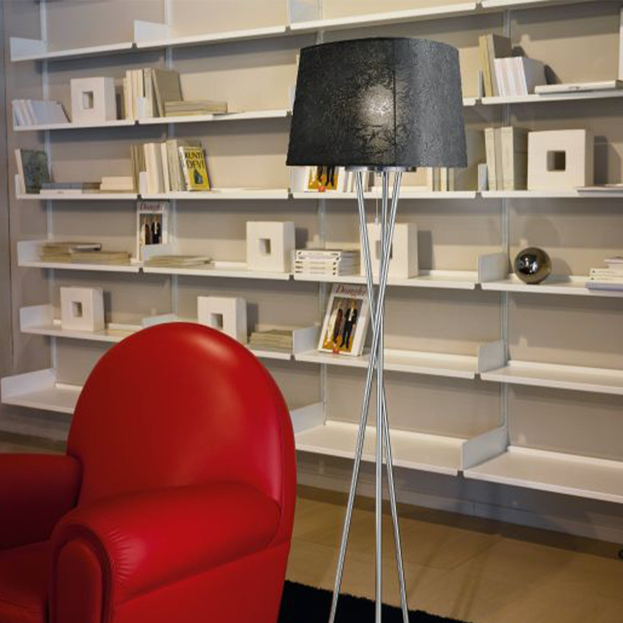 Lámpara de Piso Clásico 36x36x165cm Beige ACERO 1 luz - Iluminacion | Bylmo