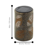 Lámpara Solar Rústico Vidrio 1 Luz Ajustable 110V LED 29 Lúmenes - Iluminacion | Bylmo