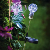 Lámpara Solar Rústico Vidrio Negro 1 Luz Ajustable LED 6x3x48cm - Iluminacion | Bylmo