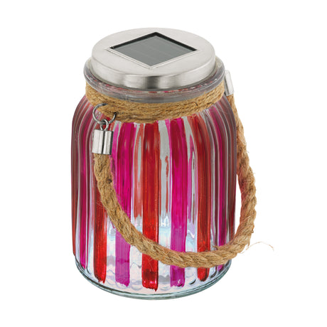 Lámpara Solar Rústico Multicolor 1 Luz Vidrio 11x11x16cm 0.6kg - Iluminacion | Bylmo