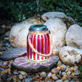 Lámpara Solar Rústico Multicolor 1 Luz Vidrio 11x11x16cm 0.6kg - Iluminacion | Bylmo