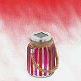 Lámpara Solar Rústico Multicolor 1 Luz Vidrio 11x11x16cm 0.6kg - Iluminacion | Bylmo