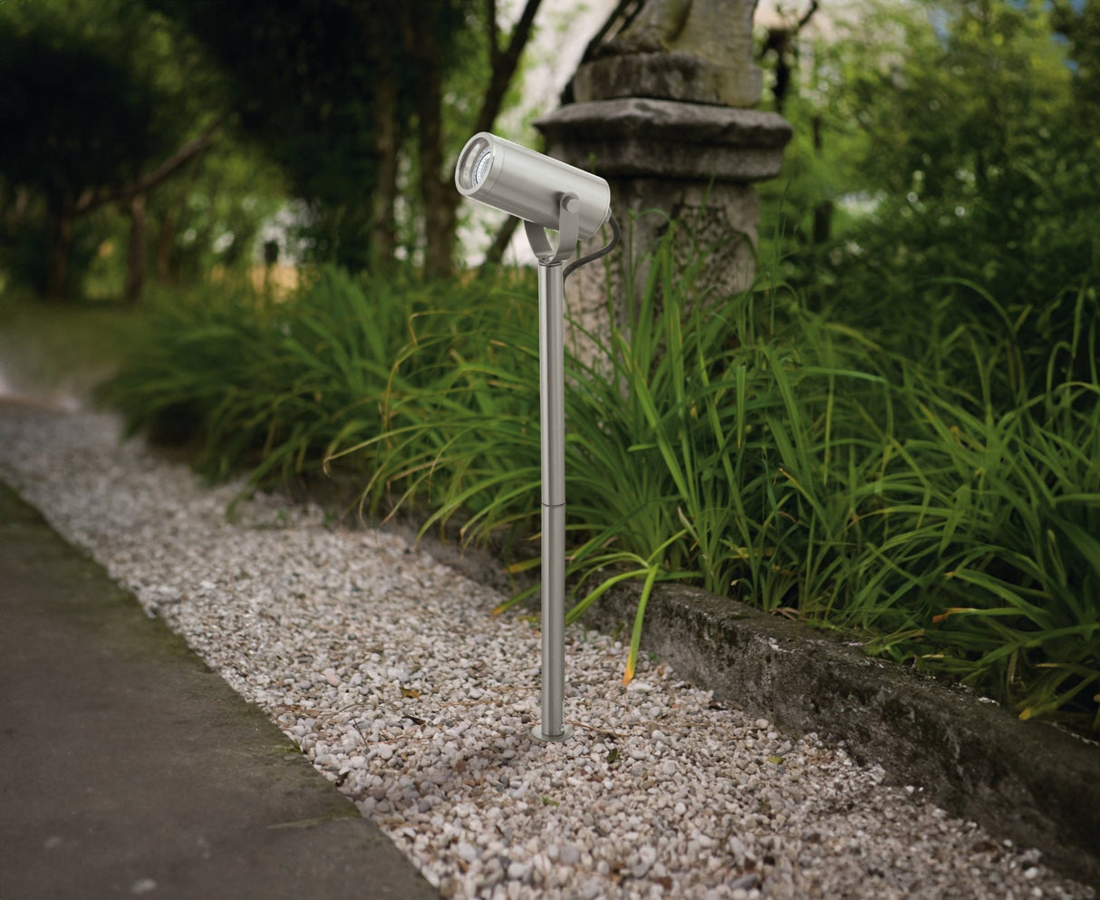 Lámpara Moderno Blanco 14x14x63cm Acero IP44 LED 1 Luz - Iluminacion | Bylmo