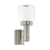 Lámpara de Pared Moderno Gris 15x15 Acero Exterior - Iluminacion | Bylmo