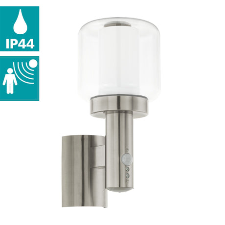 Lámpara de Pared Moderno Gris 15x15 Acero Exterior - Iluminacion | Bylmo