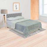 Cobija Doble Faz Ovejero Twist Azul Oscuro y Beige 180x200cm Fondo Entero - Cobijas y Mantas | Bylmo