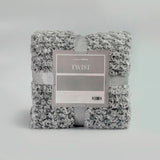 Cobija Doble Faz Ovejero Twist Azul Oscuro y Beige 180x200cm Fondo Entero - Cobijas y Mantas | Bylmo