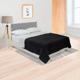 Cobija Doble Faz Ovejero Twist Gris y Negro 180x200cm Fondo Entero - Cobijas y Mantas | Bylmo