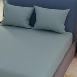 Sábana Ajustable My House Gris Oscuro Fondo Entero Para Cama Doble 140 X 190 Cm - Sabanas | Bylmo