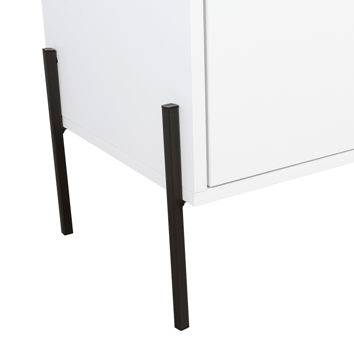 Cómoda White Collection Blanco 122.6x69cm con Cuatro Cajones - Cajoneras y Comodas | Bylmo