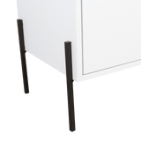 Cómoda White Collection Blanco 122.6x69cm con Cuatro Cajones - Cajoneras y Comodas | Bylmo