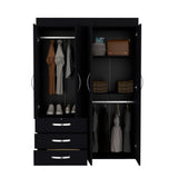 Closet Denver Wengue 119.2x172.8cm con Cuatro Puertas - Closets | Bylmo