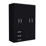 Closet Denver Wengue 119.2x172.8cm con Cuatro Puertas - Closets | Bylmo