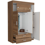 Closet Manila Z 120 Gales Y Blanco 120x187.5cm Con Cinco Puertas