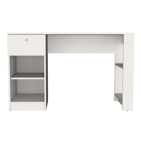 Escritorio Home Blanco 120.2x75.6cm con Organizado de Libros - Escritorios | Bylmo