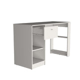 Escritorio Home Blanco 120.2x75.6cm con Organizado de Libros - Escritorios | Bylmo