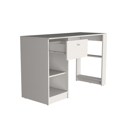 Escritorio Home Blanco 120.2x75.6cm con Organizado de Libros - Escritorios | Bylmo