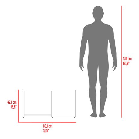 Mesa de Centro Adel Capri y Macadamia 80.1x42.1cm Rectangular - Mesas de Centro | Bylmo