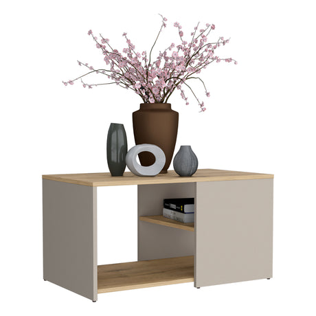 Mesa de Centro Adel Capri y Macadamia 80.1x42.1cm Rectangular - Mesas de Centro | Bylmo