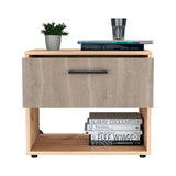 Mesa de Noche Alana Duna y Bardolino 53x45.9cm con Patas - Mesas de Noche | Bylmo