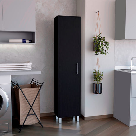 Mueble de Aseo Laska Wengue 40x180cm con Cuatro Cajones - Muebles de Aseo y Ropas | Bylmo