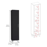 Mueble de Aseo Laska Wengue 40x180cm con Cuatro Cajones - Muebles de Aseo y Ropas | Bylmo