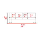 Rack de TV Lyft Milan 120.3x42.1cm para TV Hasta 50 pulgadas - Muebles de TV | Bylmo